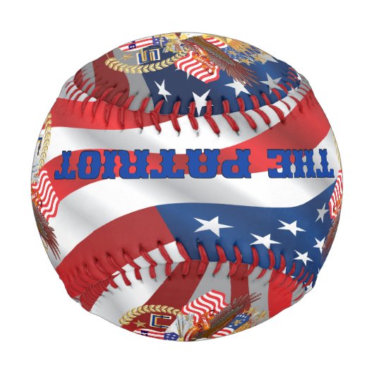 Baseball Der Patriot mit Textbild (Vorderseite)