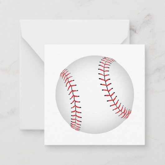 Baseball-Design-Baseball mit benutzerdefinierter B Mitteilungskarte (Vorderseite)