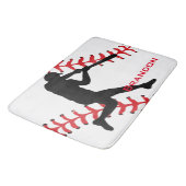 Baseball Design Bath Mat Badematte (Schrägansicht)