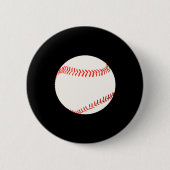 Baseball-Design Button (Vorderseite)