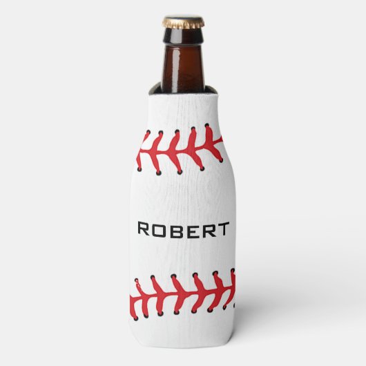 Baseball Design Flasche Cooler Flaschenkühler (Flaschenvorderseite)