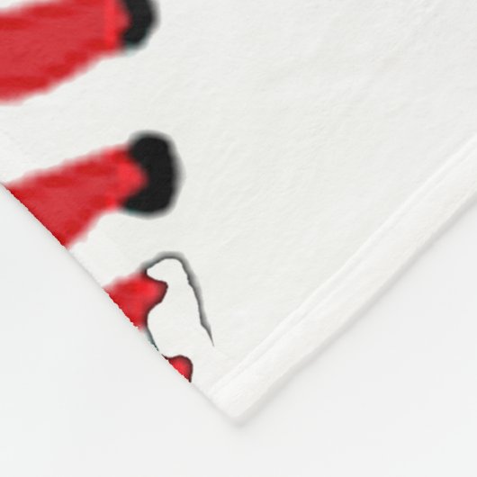 Baseball Design Fleece Blanket (Ecke)