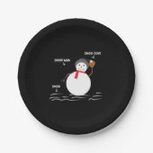 Baseball Design for Baseball Lovers Pappteller (Vorderseite)