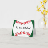 Baseball Design Geburtstagskarte Karte (Gelbe Blume)