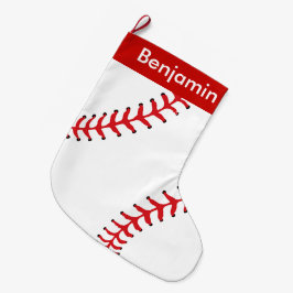 Baseball Design Große Weihnachtszeit Strumpf Großer Weihnachtsstrumpf