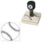 Baseball Design Holz Briefmarke Gummistempel (Stempel)