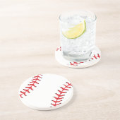 Baseball Design II Runder Untersetzer (Seite)