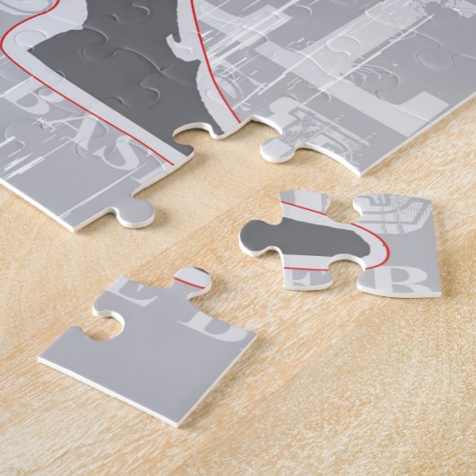 Baseball Design Jigsaw Puzzle (Seite)