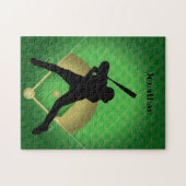 Baseball Design Jigsaw Puzzle (Horizontal)