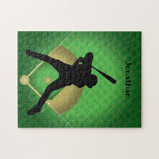 Baseball Design Jigsaw Puzzle (Horizontal)