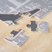 Baseball Design Jigsaw Puzzle (Seite)