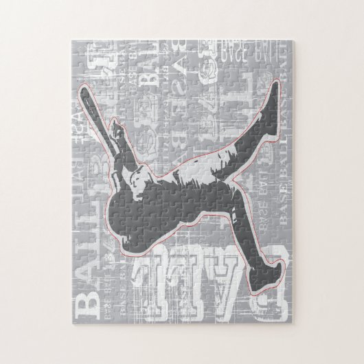 Baseball Design Jigsaw Puzzle (Vertikal)
