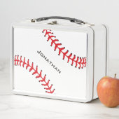 Baseball Design Metal Lunchbox (Beispiel)