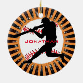 Baseball Design Ornament (Hinten)