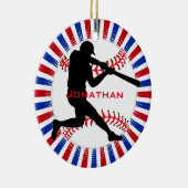 Baseball Design Ornament (Rechts)
