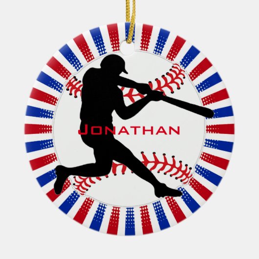 Baseball Design Ornament (Vorne)