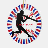 Baseball Design Ornament (Links)