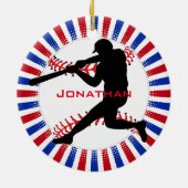 Baseball Design Ornament (Hinten)