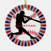 Baseball Design Ornament (Vorne)