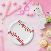 Baseball Design Paper Party Plate Pappteller (Party)