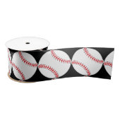 Baseball Design Ribbon Satinband (Spule)