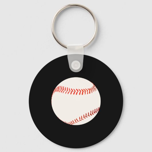 Baseball-Design Schlüsselanhänger (Vorderseite)