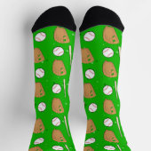 Baseball-Design Socken (Oben)