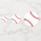 Baseball Design Table Confetti Konfetti (Vorderseiten)