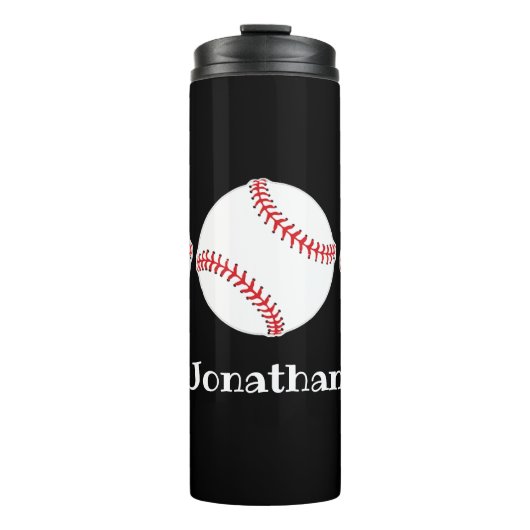 Baseball Design Thermal Tumbler Thermosbecher (Vorderseite)