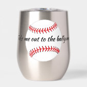 Baseball Design Thermal Wine Tumbler (Vorderseite)