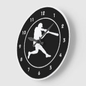 Baseball-Design-Wall-Uhr Große Wanduhr (Winkel)