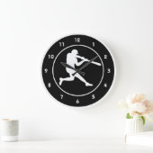Baseball-Design-Wall-Uhr Große Wanduhr (Zuhause)
