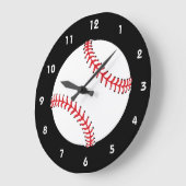 Baseball-Design-Wall-Uhr Große Wanduhr (Winkel)