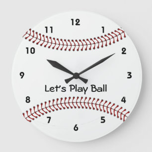 Baseball-Design-Wall-Uhr Große Wanduhr