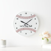 Baseball-Design-Wall-Uhr Große Wanduhr (Zuhause)