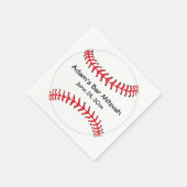 Baseball-Designpapier Napkins Serviette (Ecke)