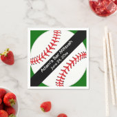 Baseball-Designpapier Napkins Serviette (Beispiel)