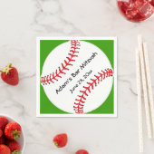 Baseball-Designpapier Napkins Serviette (Beispiel)