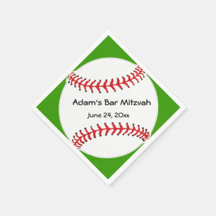 Baseball-Designpapier Napkins Serviette