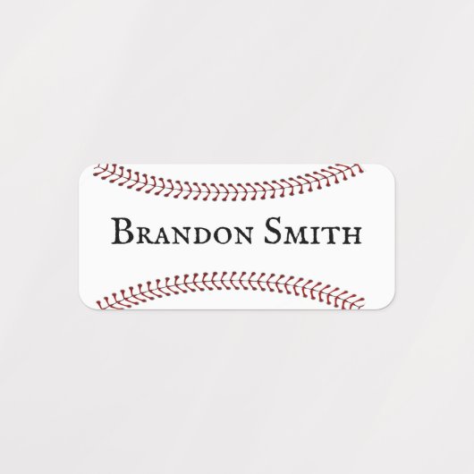 Baseball-Designs Namensschilder Etiketten (Design 1)