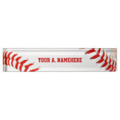 Baseball Desk Namplate Namensplakette (Vorderseite)