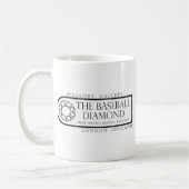 Baseball-Diamant Mallory Galerie Kaffeetasse (Links)