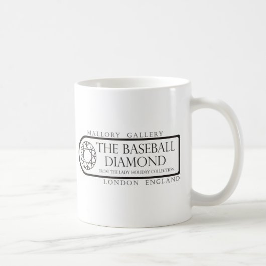 Baseball-Diamant Mallory Galerie Kaffeetasse (Rechts)