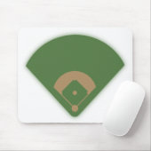 Baseball-Diamant: Mousepad (Mit Mouse)
