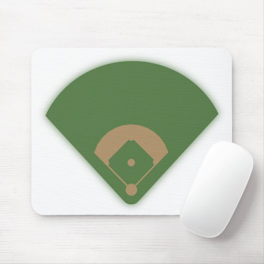 Baseball-Diamant: Mousepad (Mit Mouse)