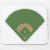 Baseball-Diamant: Mousepad (Vorne)