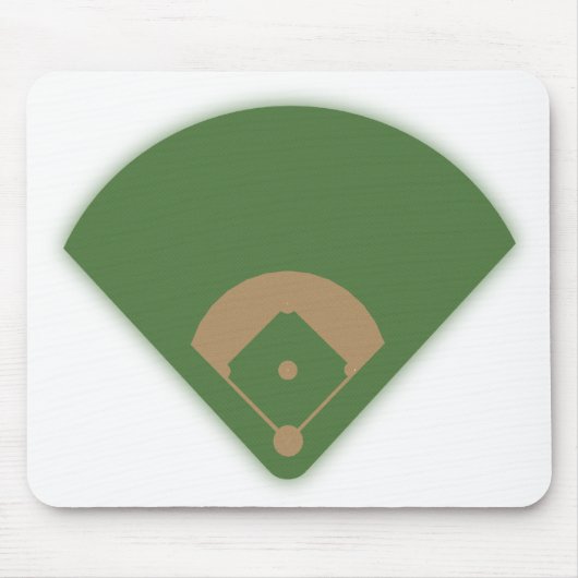 Baseball-Diamant: Mousepad (Vorne)