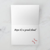 Baseball Diamond Ball Sportdesign Geburtstagkarte Karte (Innenseite)