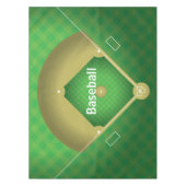 Baseball Diamond Design Tablecloth Tischdecke (Vorderseite)