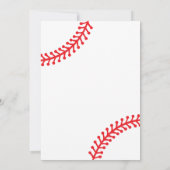 Baseball Diamond, Girls bester Freund-Brautparty Einladung (Rückseite)